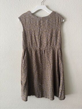 Frock Shop Novelty People Print Cap Sleeve Mini‎ Dress size Small